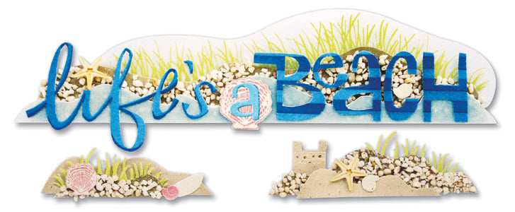 Jolee's Boutique Title Waves Dimensional Stickers-Life's A Beach