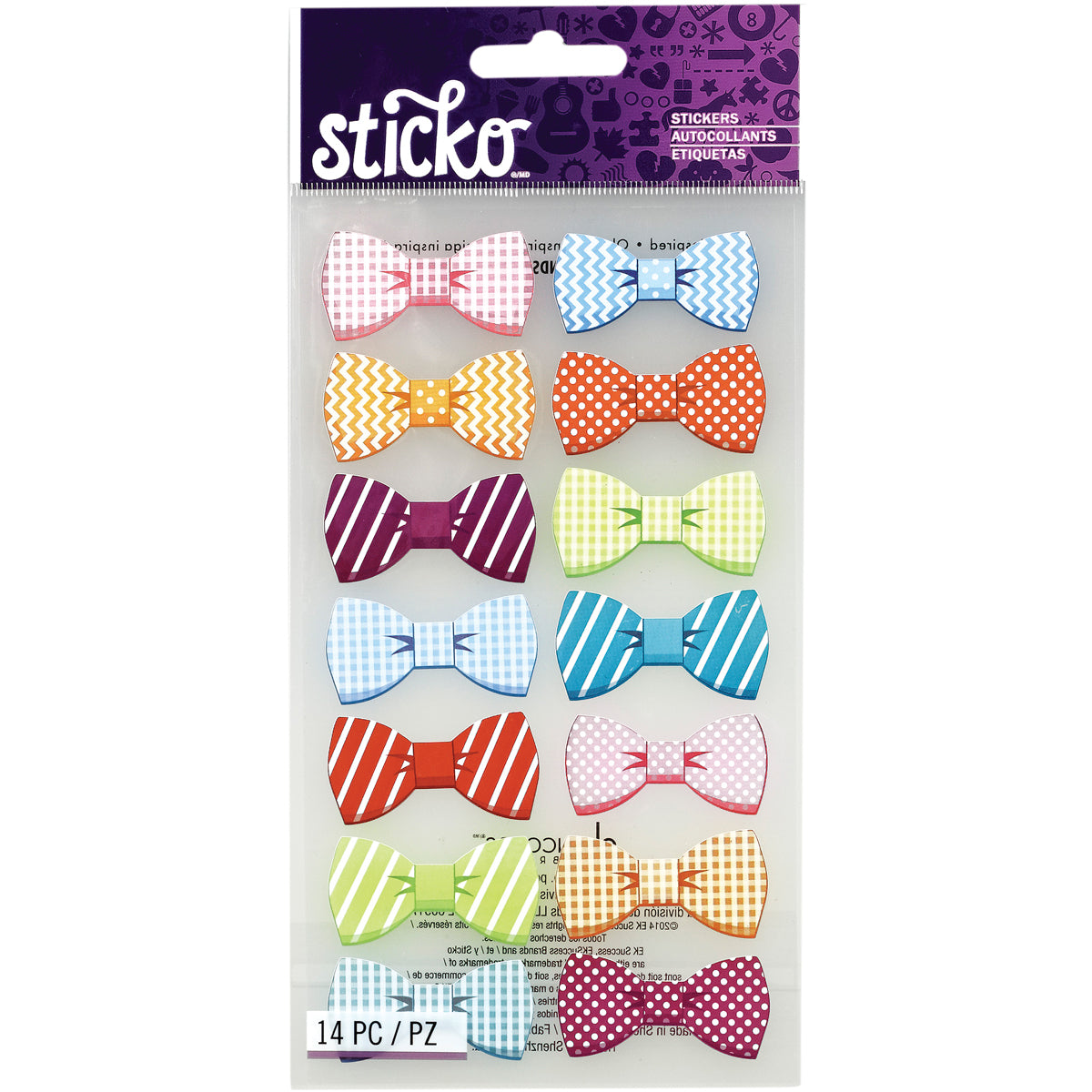 Sticko Stickers-Pattern Bows