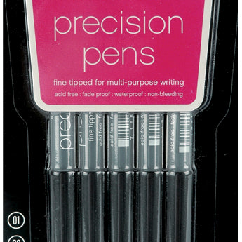 American Crafts Precision Black Pens - 5 Pack