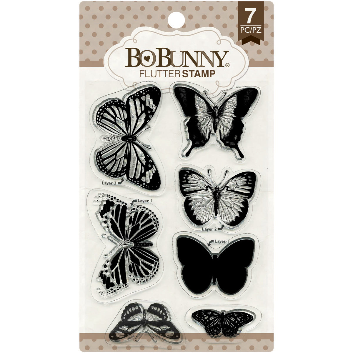 BoBunny Stamps-Flutter