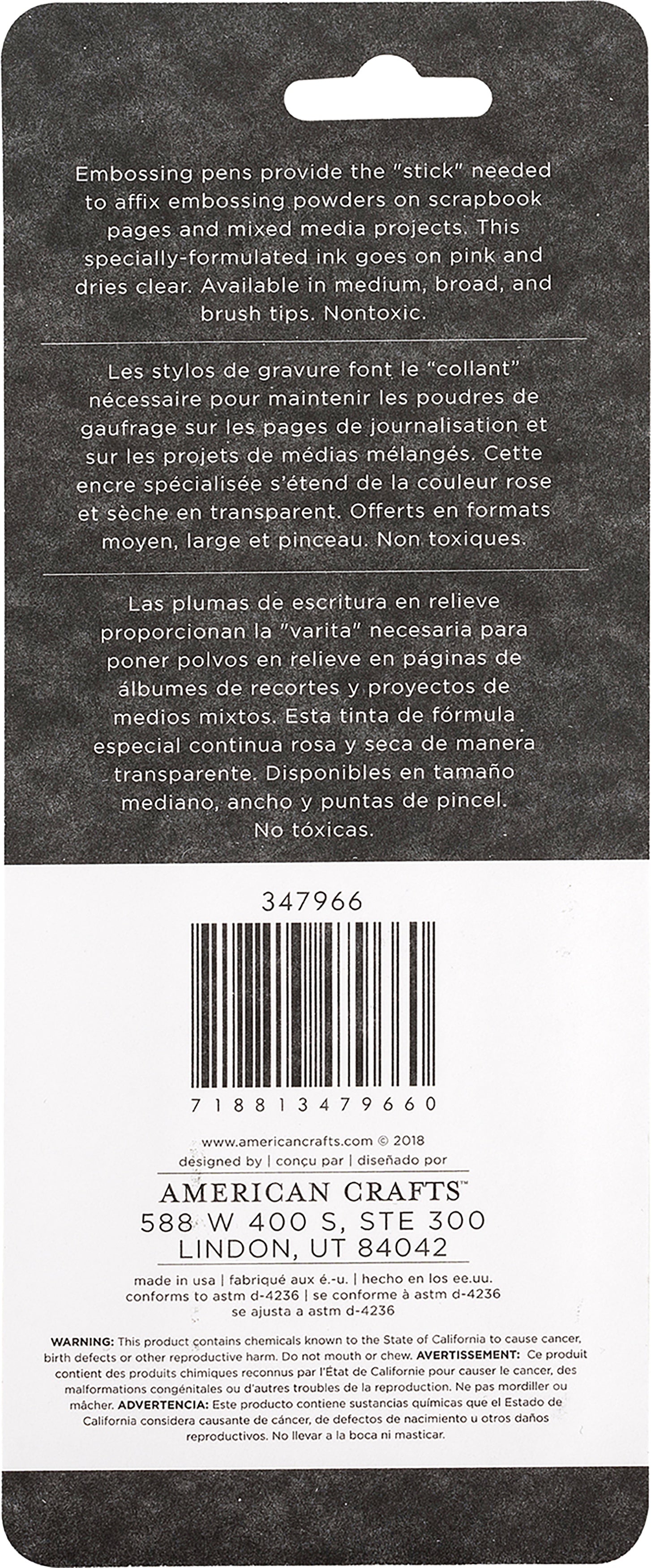 Moxy Embossing Pens 3 Pack