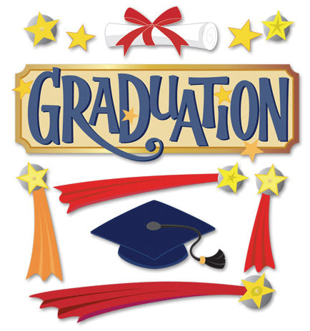 Jolee's Boutique Dimensional Stickers - Graduation, 10pcs
