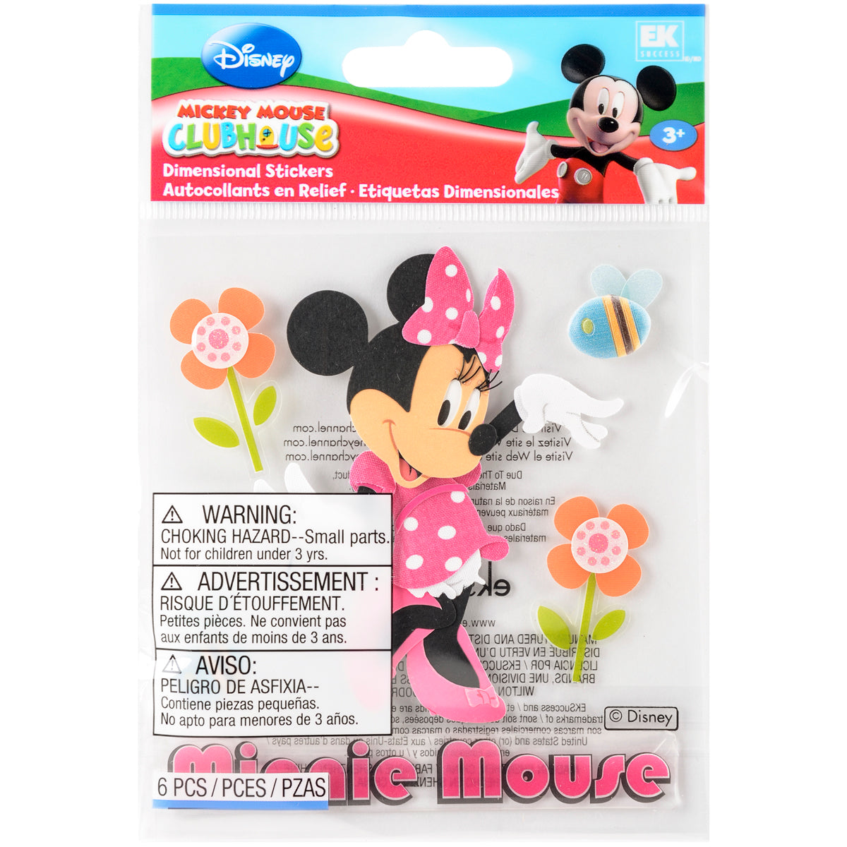 Disney Dimensional Stickers-Minnie Mouse