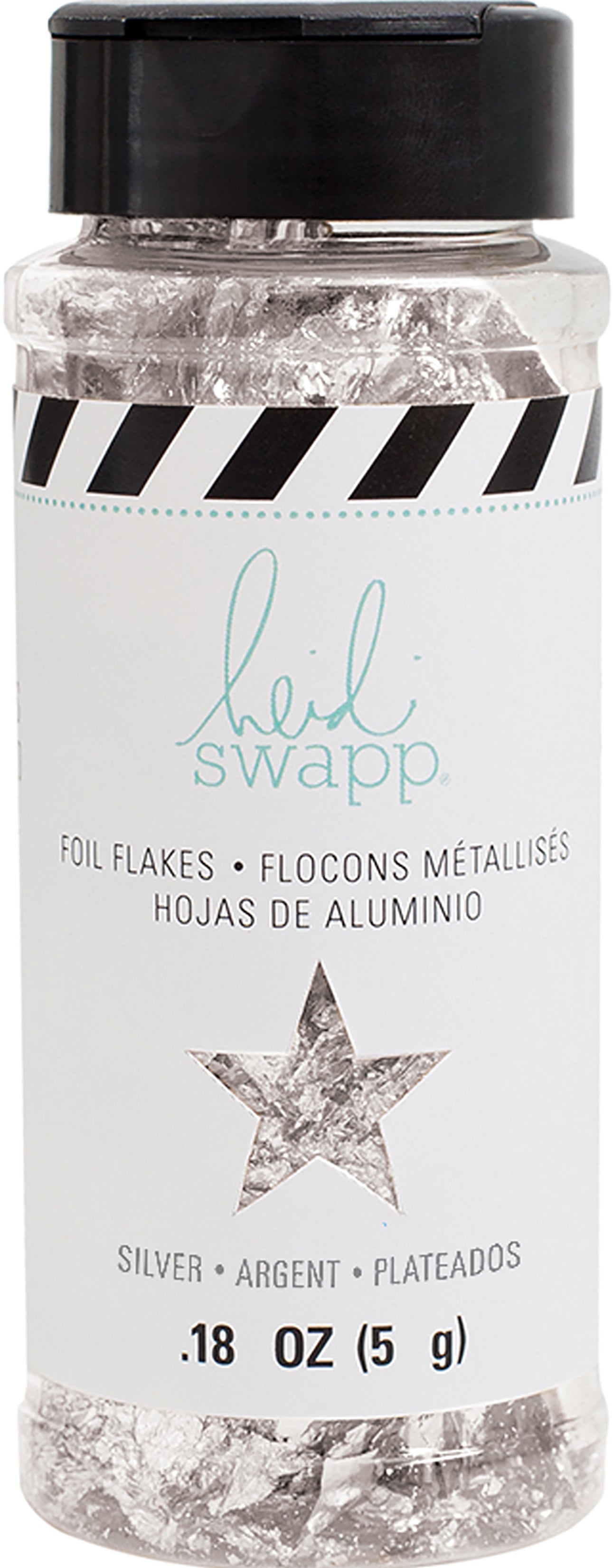 Heidi Swapp Foil Flakes .18oz-Silver