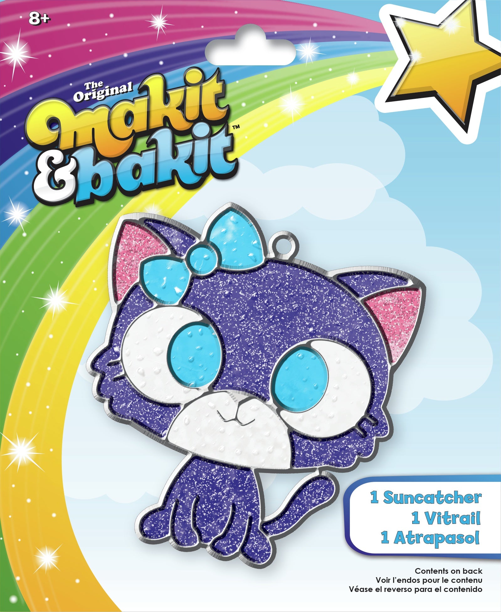 Colorbok Makit & Bakit Suncatcher Kit-Kitten