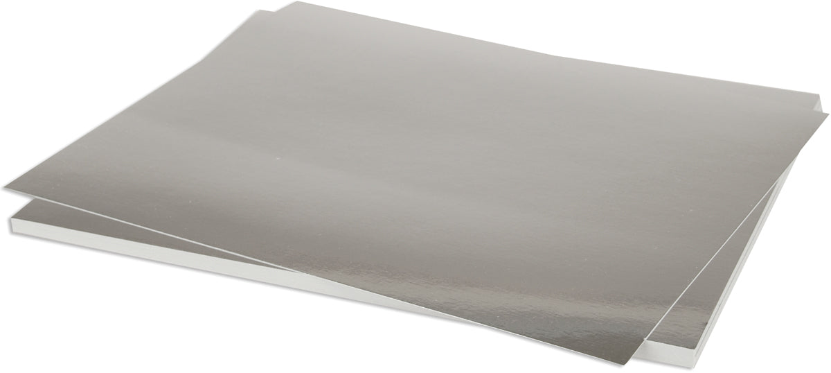 Bazzill Foil Cardstock 8.5"X11"-Silver