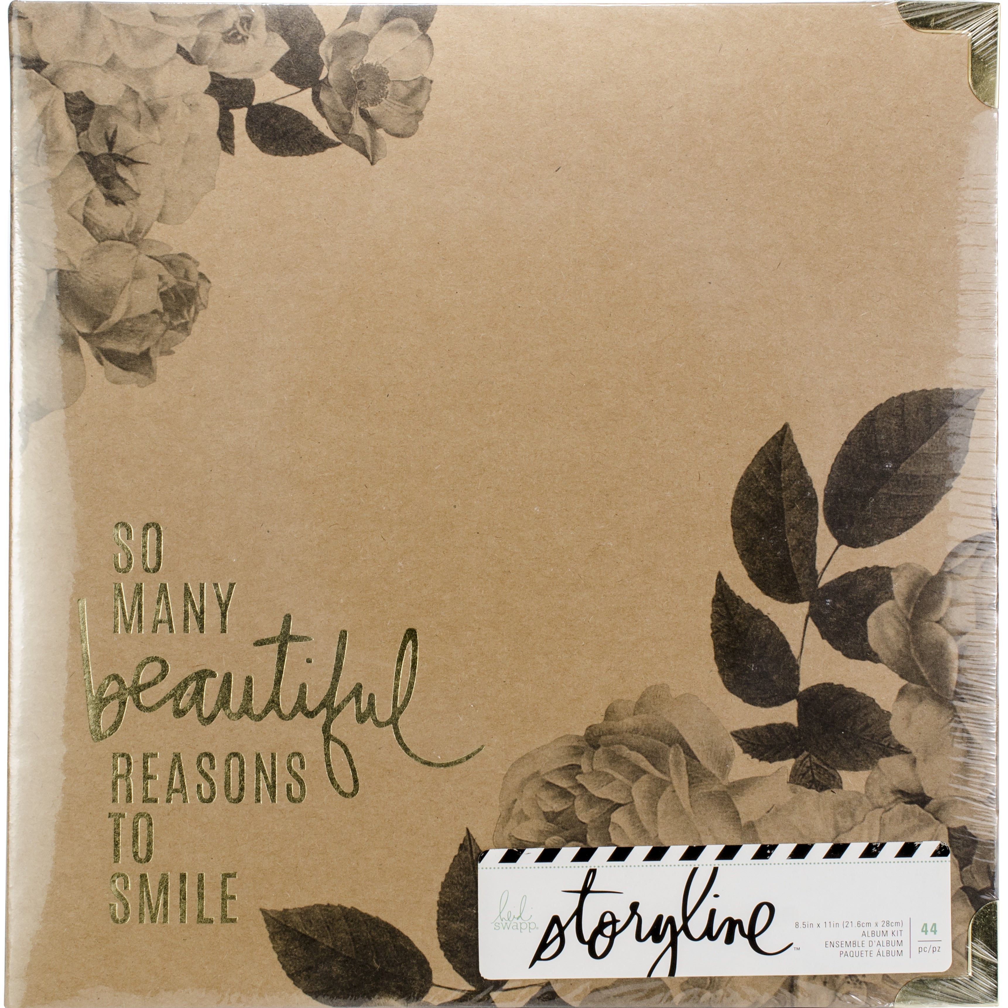 Heidi Swapp Storyline2 8.5x11" D-Ring Album - Floral