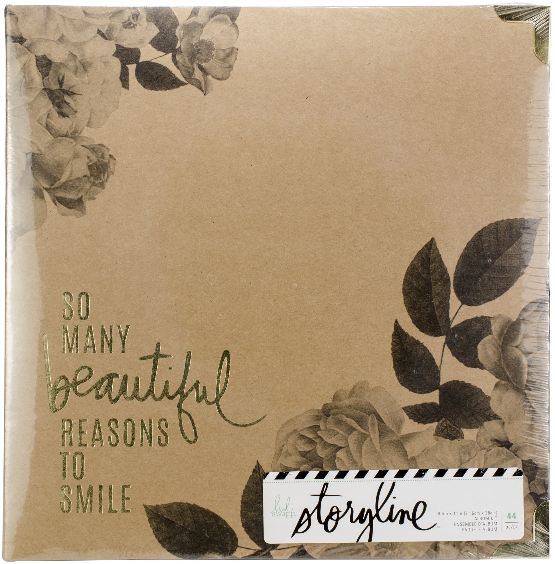 Heidi Swapp Storyline2 8.5x11" D-Ring Album - Floral