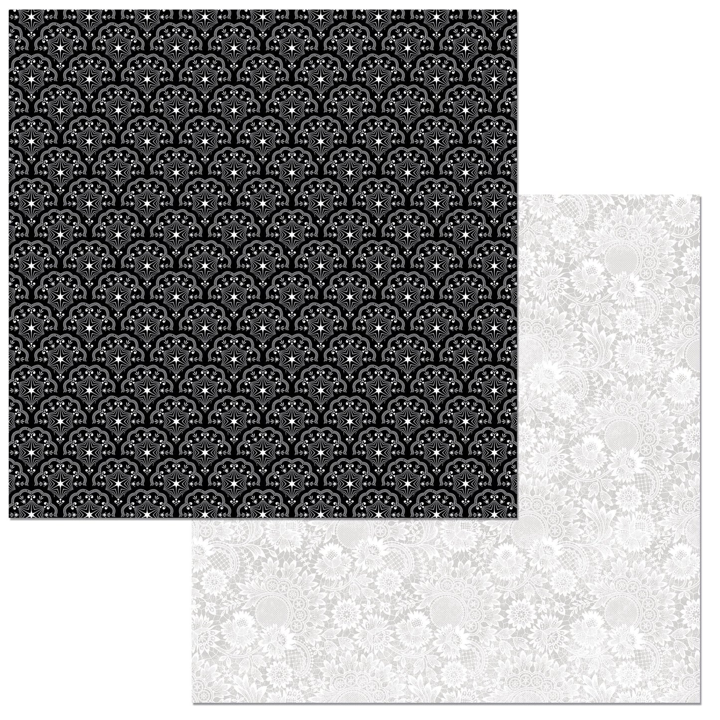 Black Tie Affair Double-Sided Cardstock 12"X12"