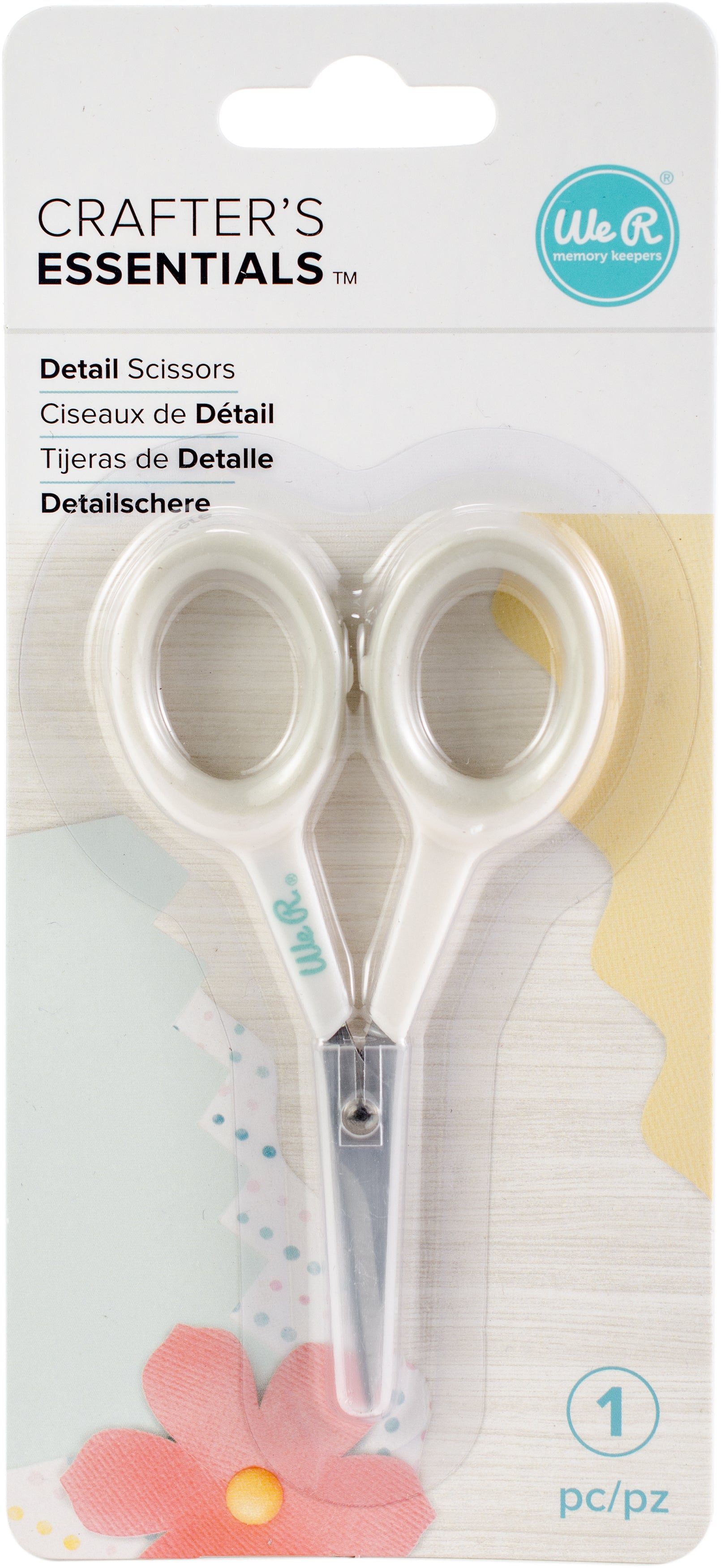 We R Memory Keepers Detail Scissors-White