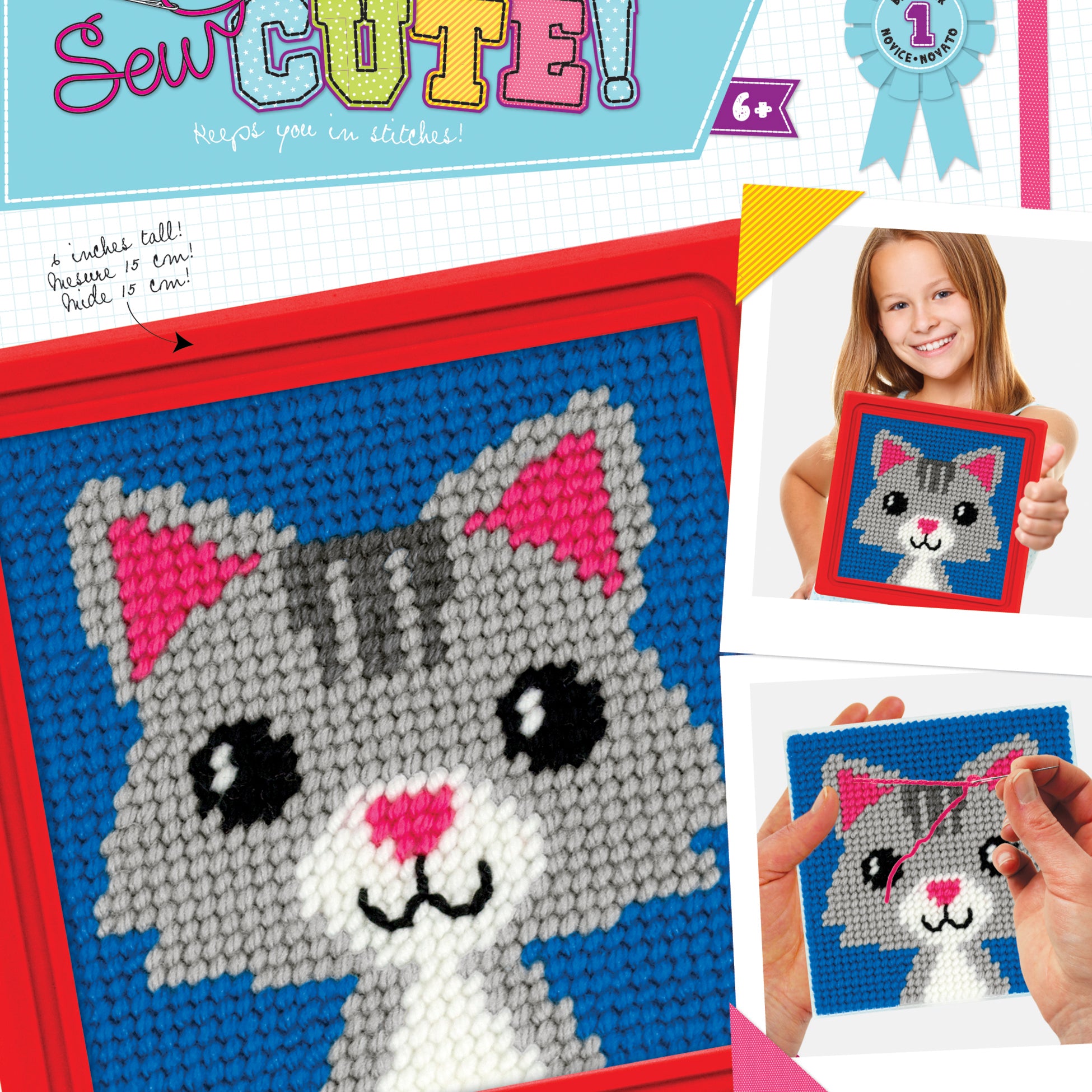 Sew Cute! Needlepoint Lola Cat Kit