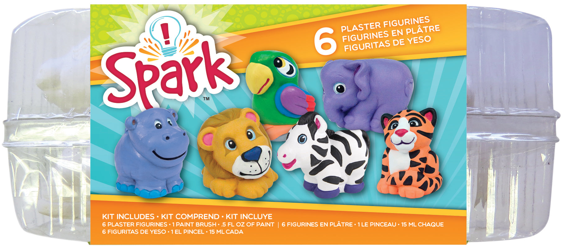 Colorbok Spark Plaster Value Pack-Zoo