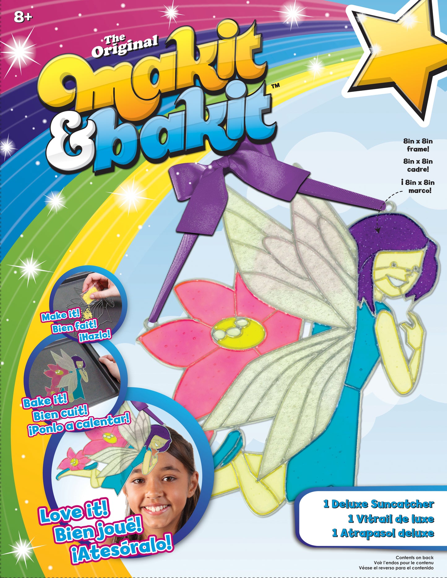 Colorbok Makit & Bakit Deluxe Suncatcher Kit-Flower Fairy