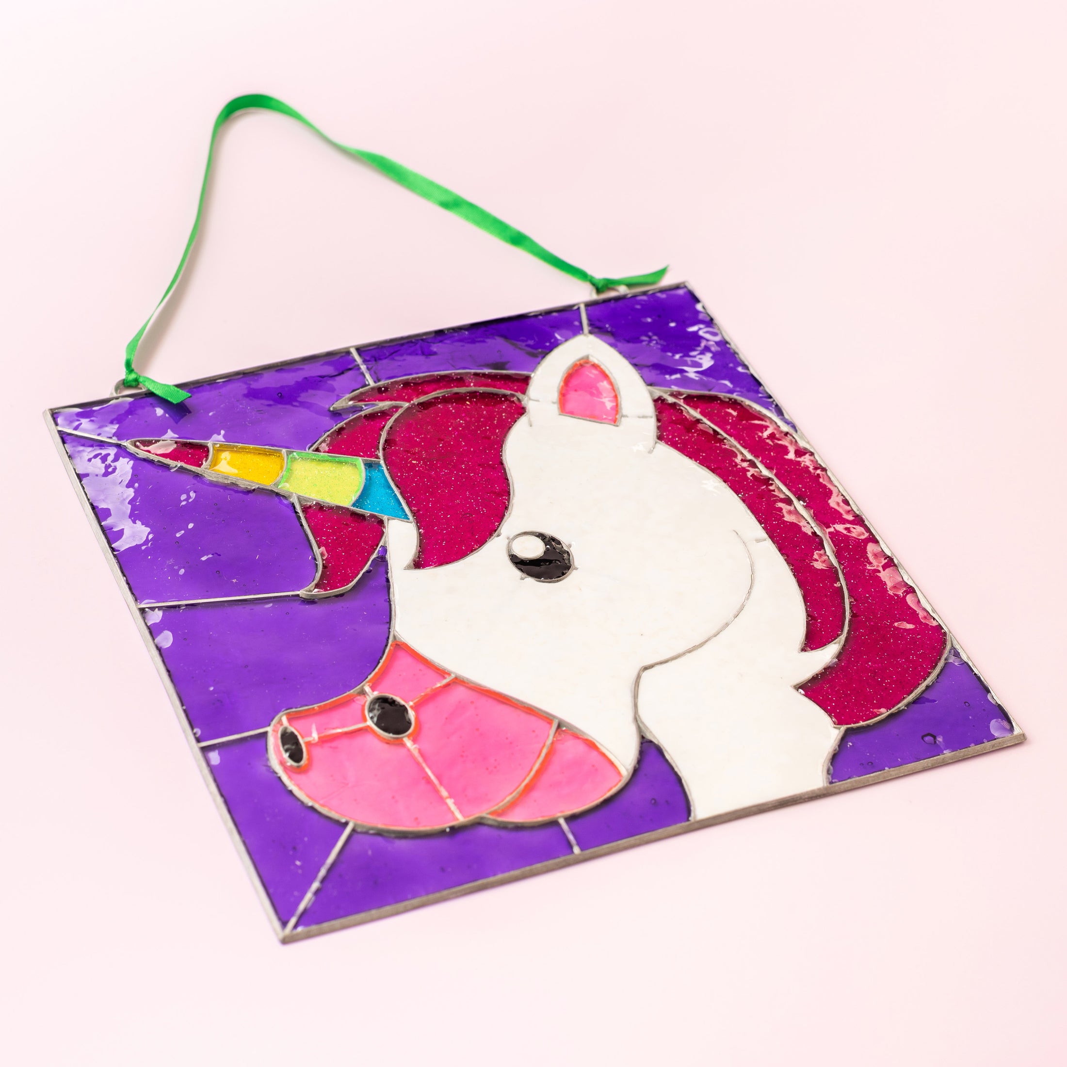 Colorbok Makit & Bakit Deluxe Suncatcher Kit-Unicorn