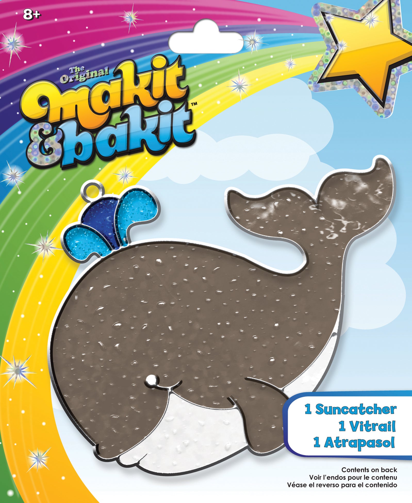 Colorbok Makit & Bakit Suncatcher Kit-Whale