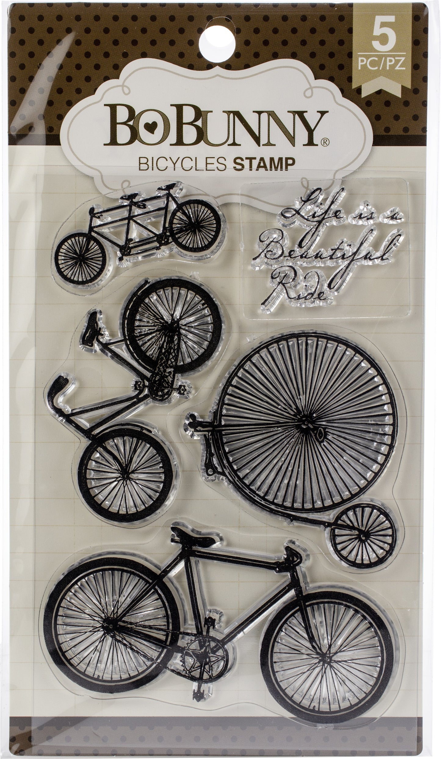 BoBunny Stamps-Bicycles