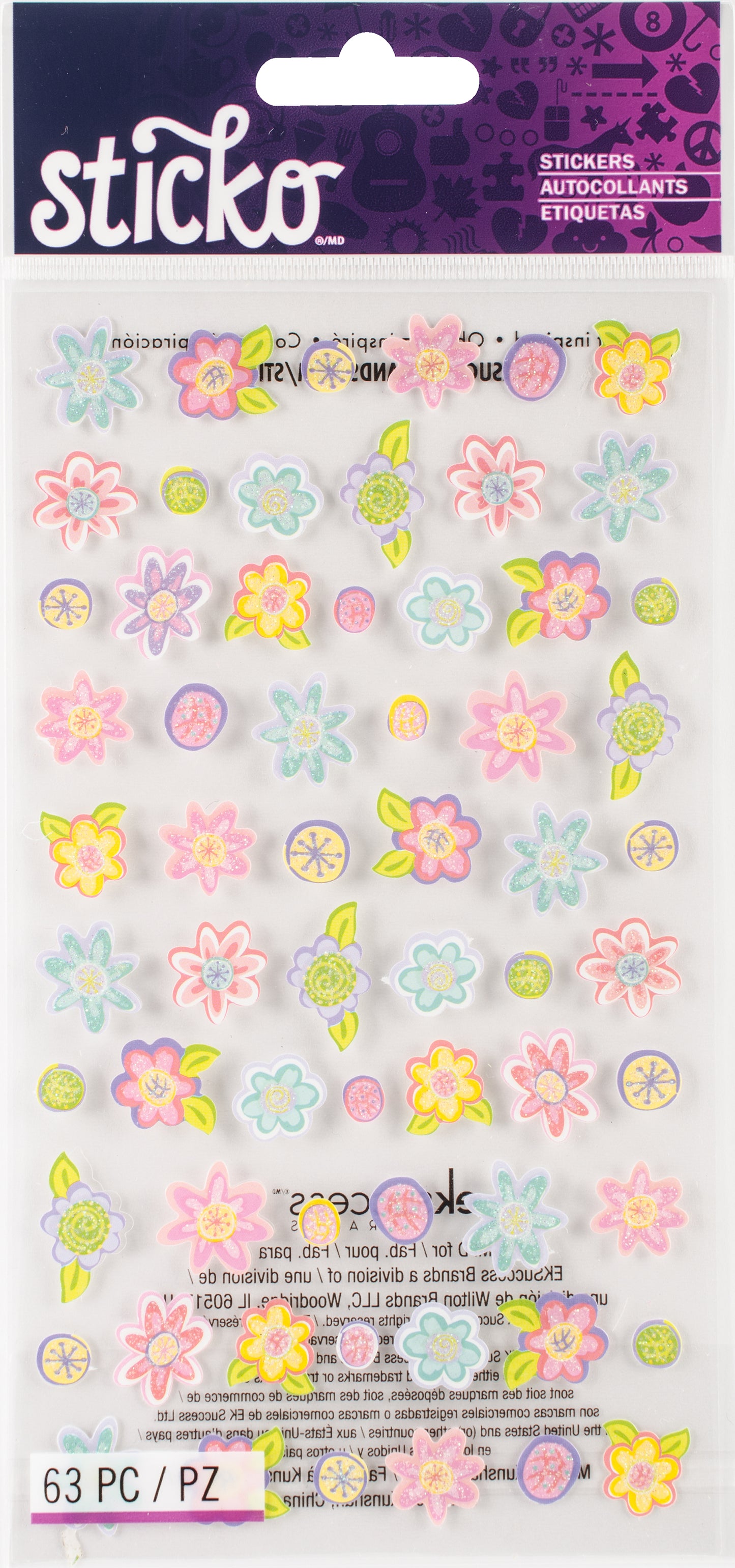 Sticko Stickers - Small Teeny Tiny Flowers