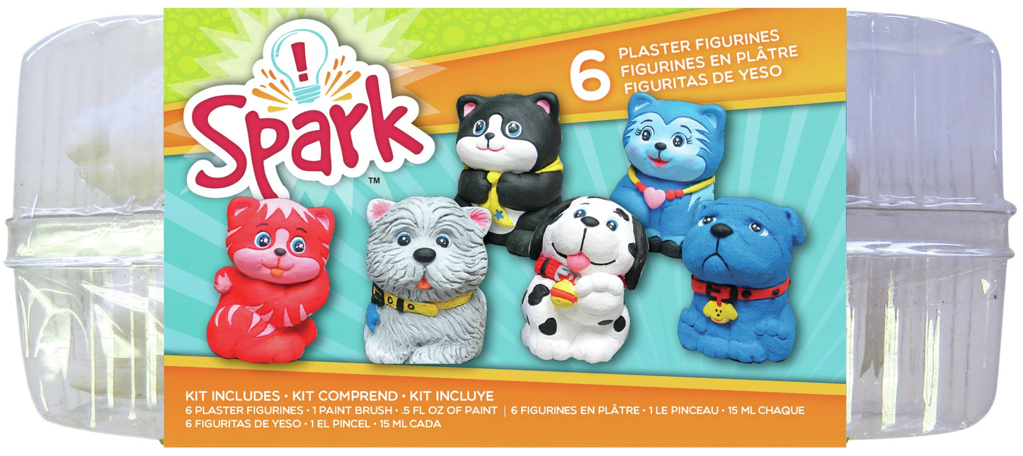 Colorbok Plaster Playset-Cats & Dogs
