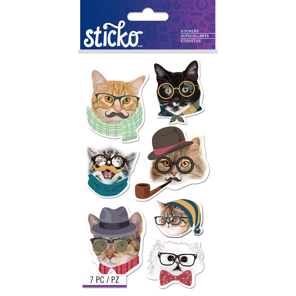 Sticko Stickers-Hipster Cats
