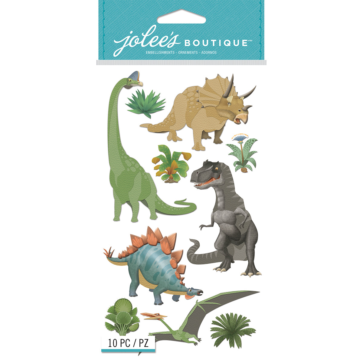 Jolee's Le Grande Dimensional Stickers-Dinosaurs