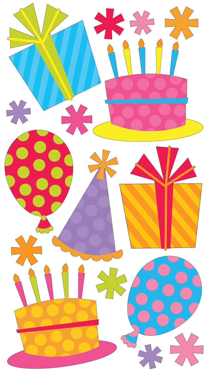 Sticko Stickers-Glitter Fun Party & Balloons
