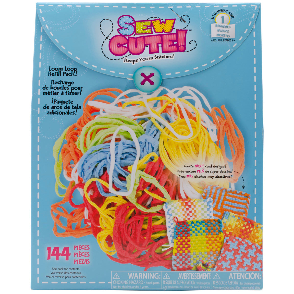 Colorbok Sew Cute! You Design It Loom Loop Refill Kit