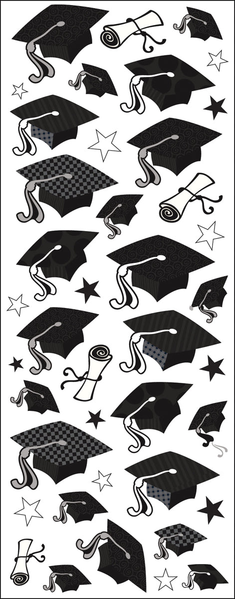 Sticko Dimensional Stickers-Graduation