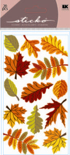 Sticko Dimensional Stickers-Fall Leaves