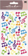 Load image into Gallery viewer, Sticko Dimensional Stickers-Music Notes
