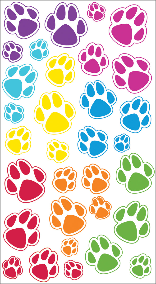 Sticko Dimensional Stickers-Animal Tracks – American Crafts