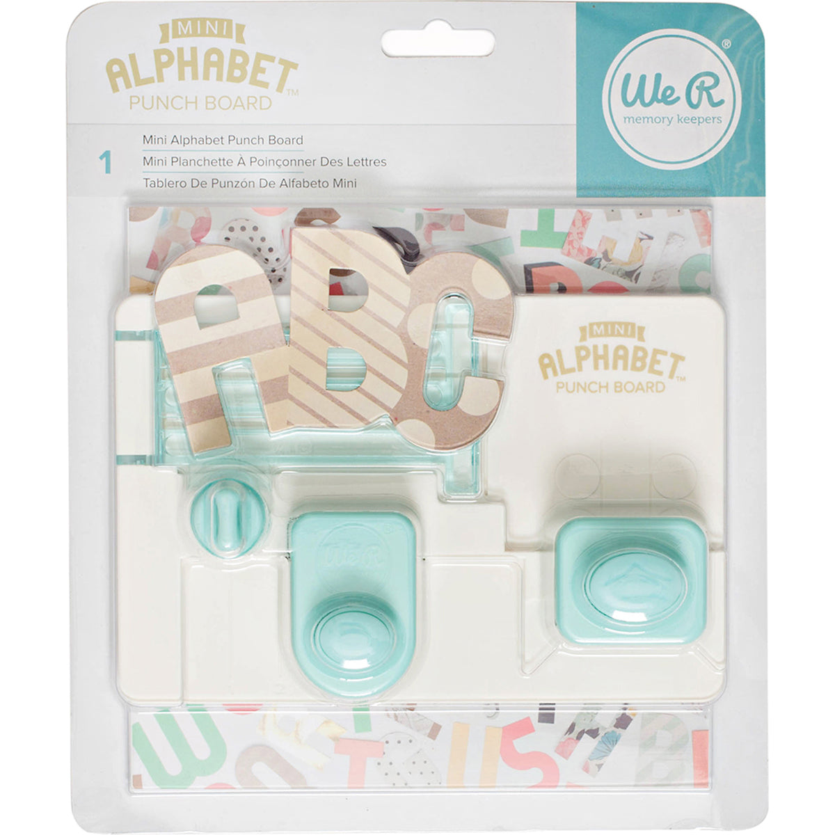 We R Makers Mini Alphabet Punch Board