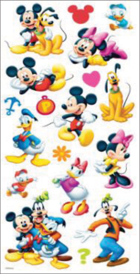 Disney Large Flat Stickers-Mickey & Friends