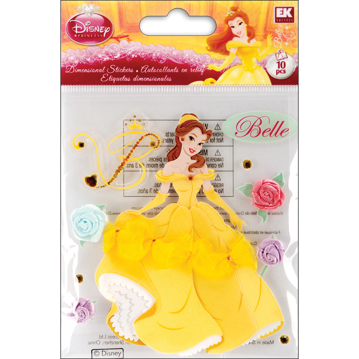 Disney Dimensional Stickers-Belle