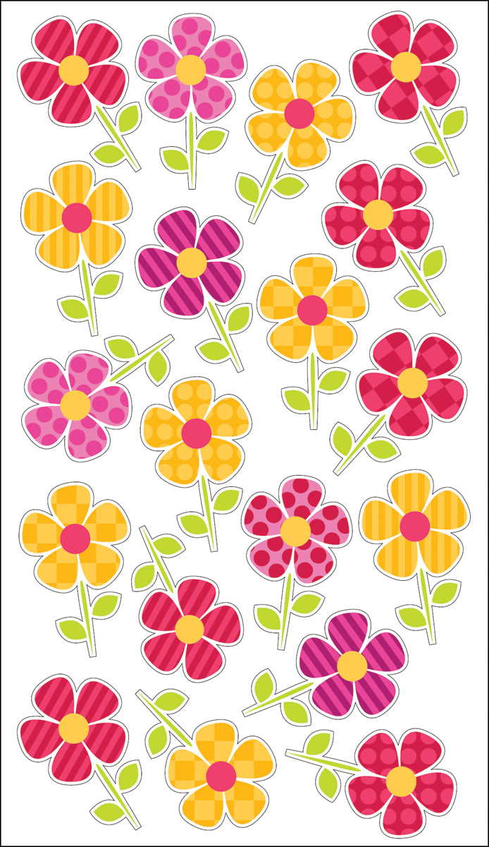 Sticko Stickers-Fun Flower Repeats