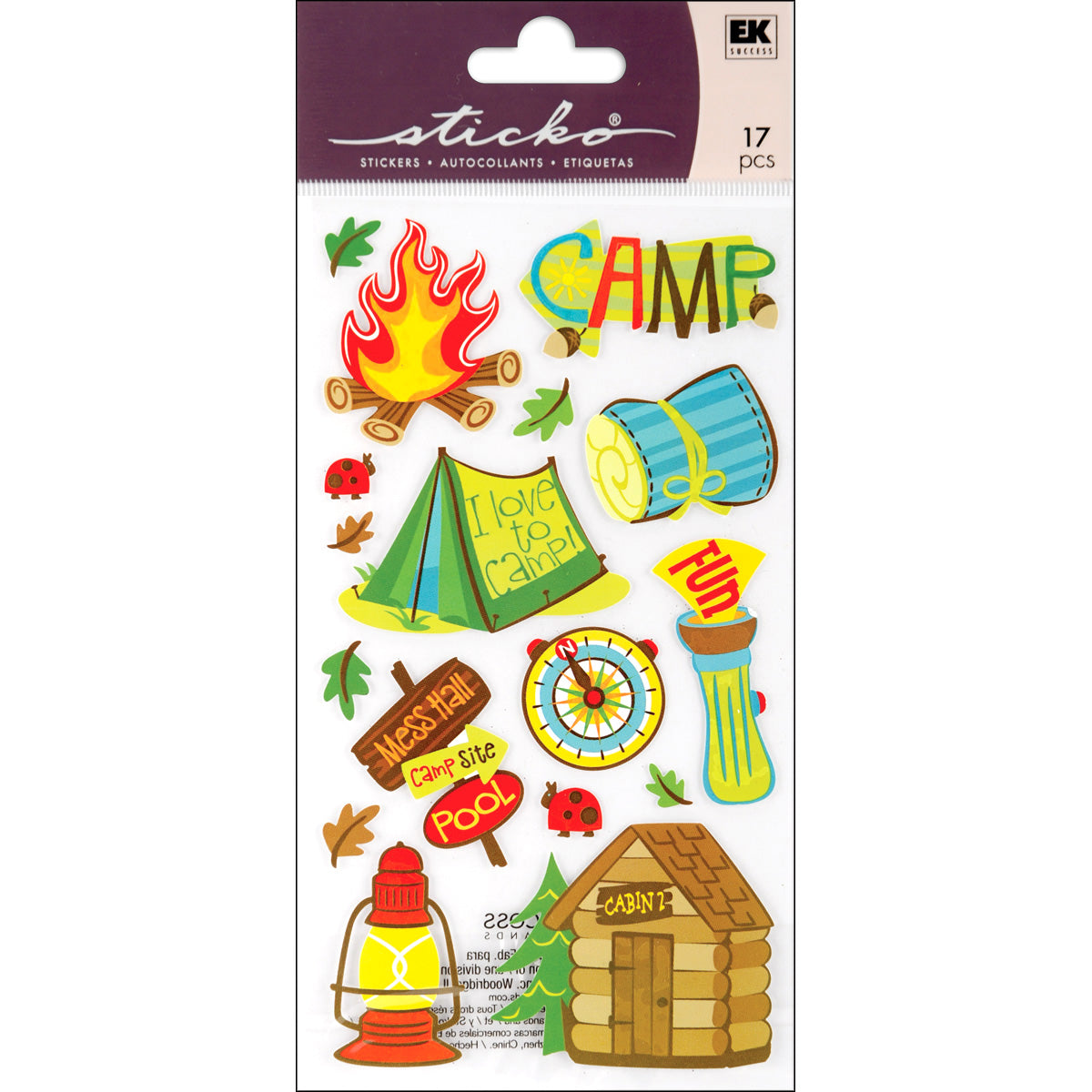 Sticko Stickers-Camping Fun