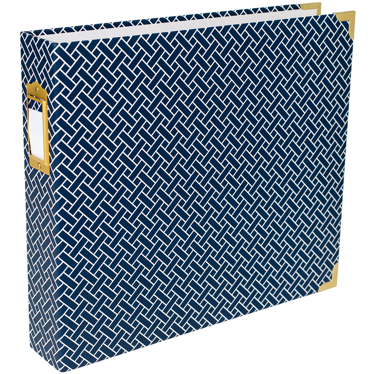 Project Life D-Ring Album 12"X12"-Navy Weave