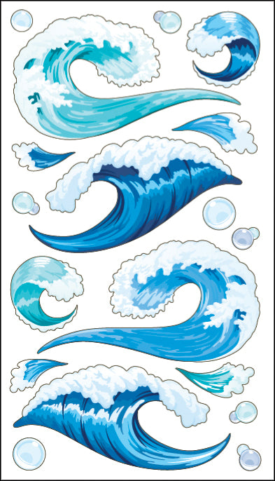 Sticko Stickers - Tsunami, 18pcs – American Crafts