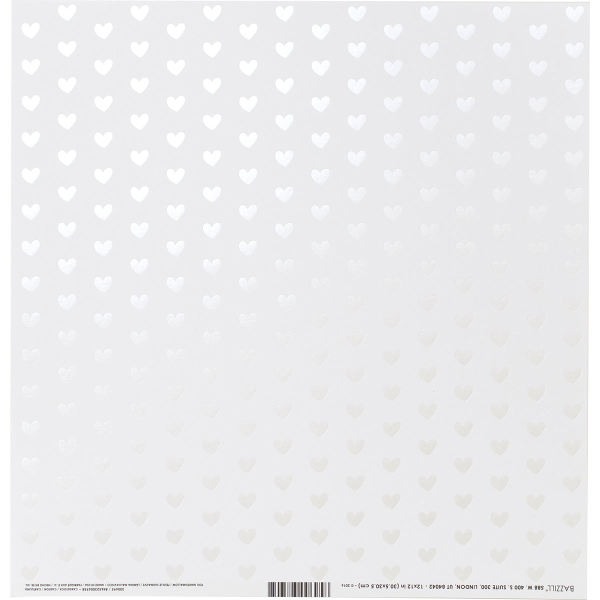 Bazzill Foiled Pattern 12x12" Cardstock Packs