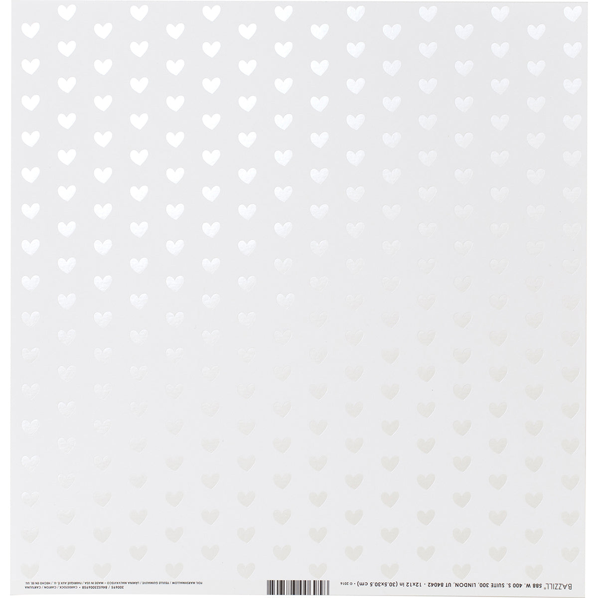 Bazzill Foiled Pattern Cardstock 12"X12"
