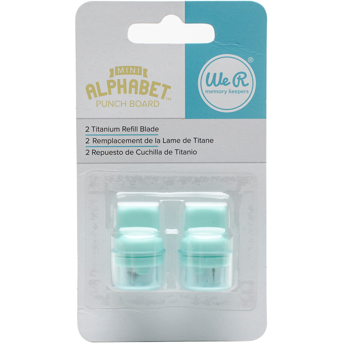 Mini Alphabet Punch Board Blade Refill 2 pack