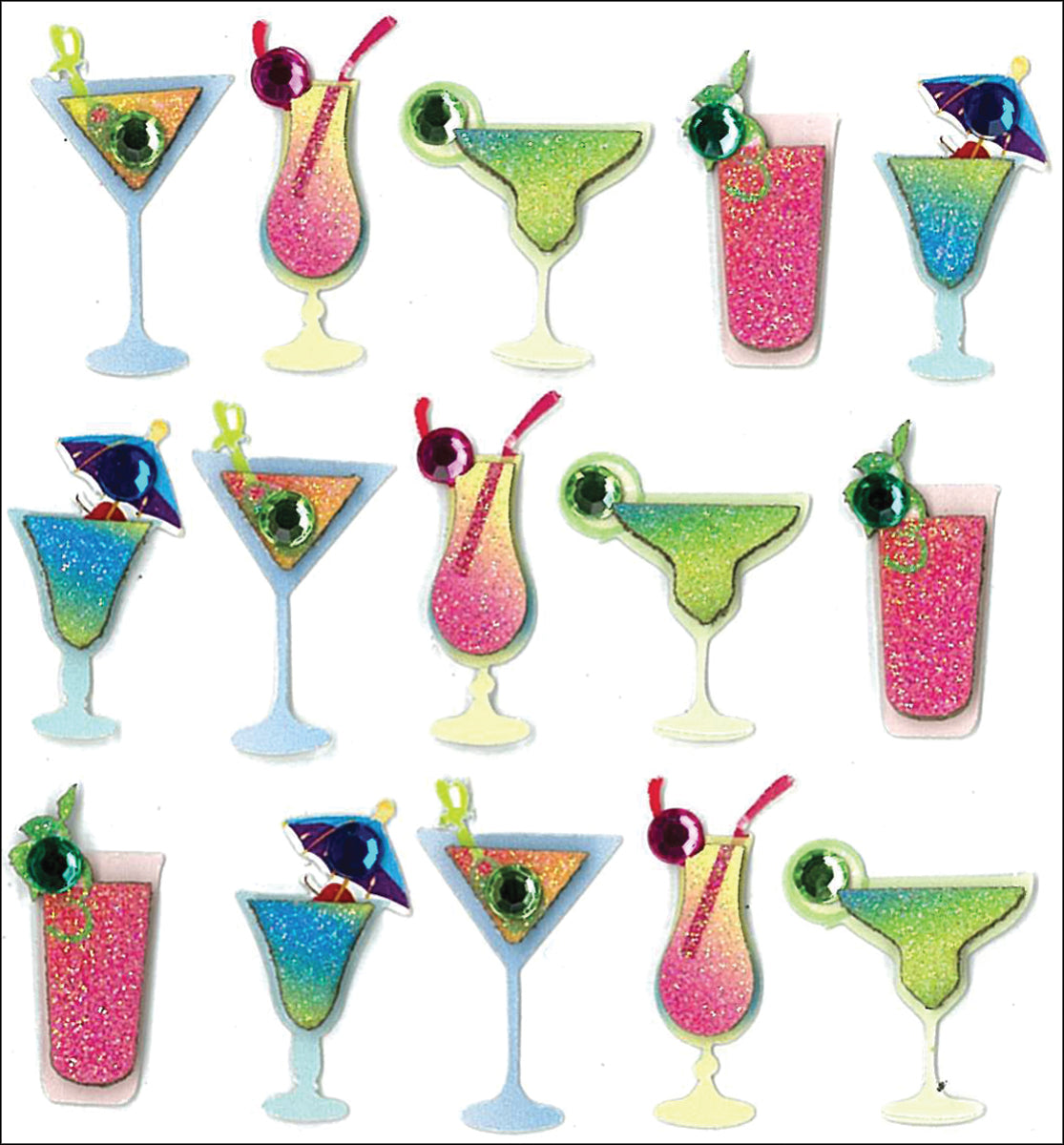 Jolee's Mini Repeats StickersDrinks American Crafts