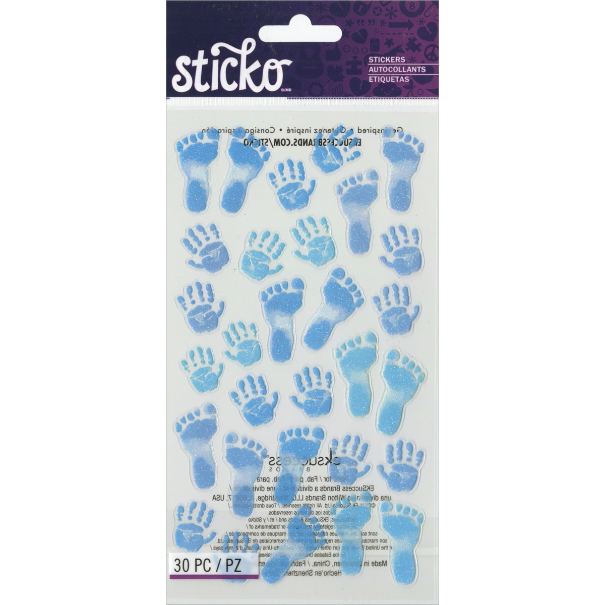 Sticko Stickers-Pastel Baby Boy Prints
