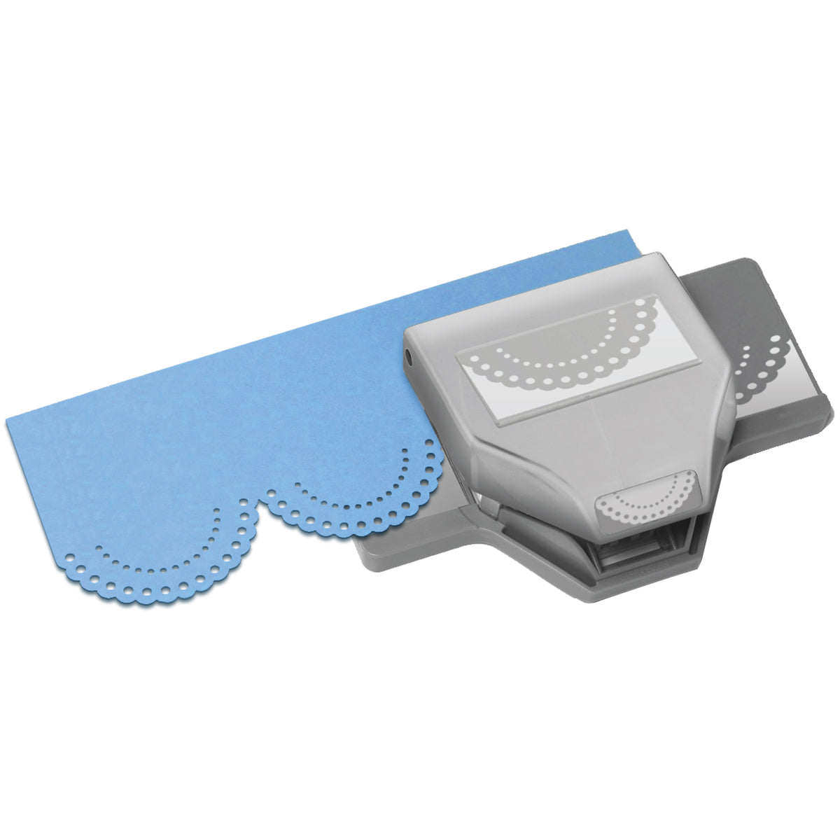 EK Success 1.25x2.5" Dotted Scallop Large Edge Punch