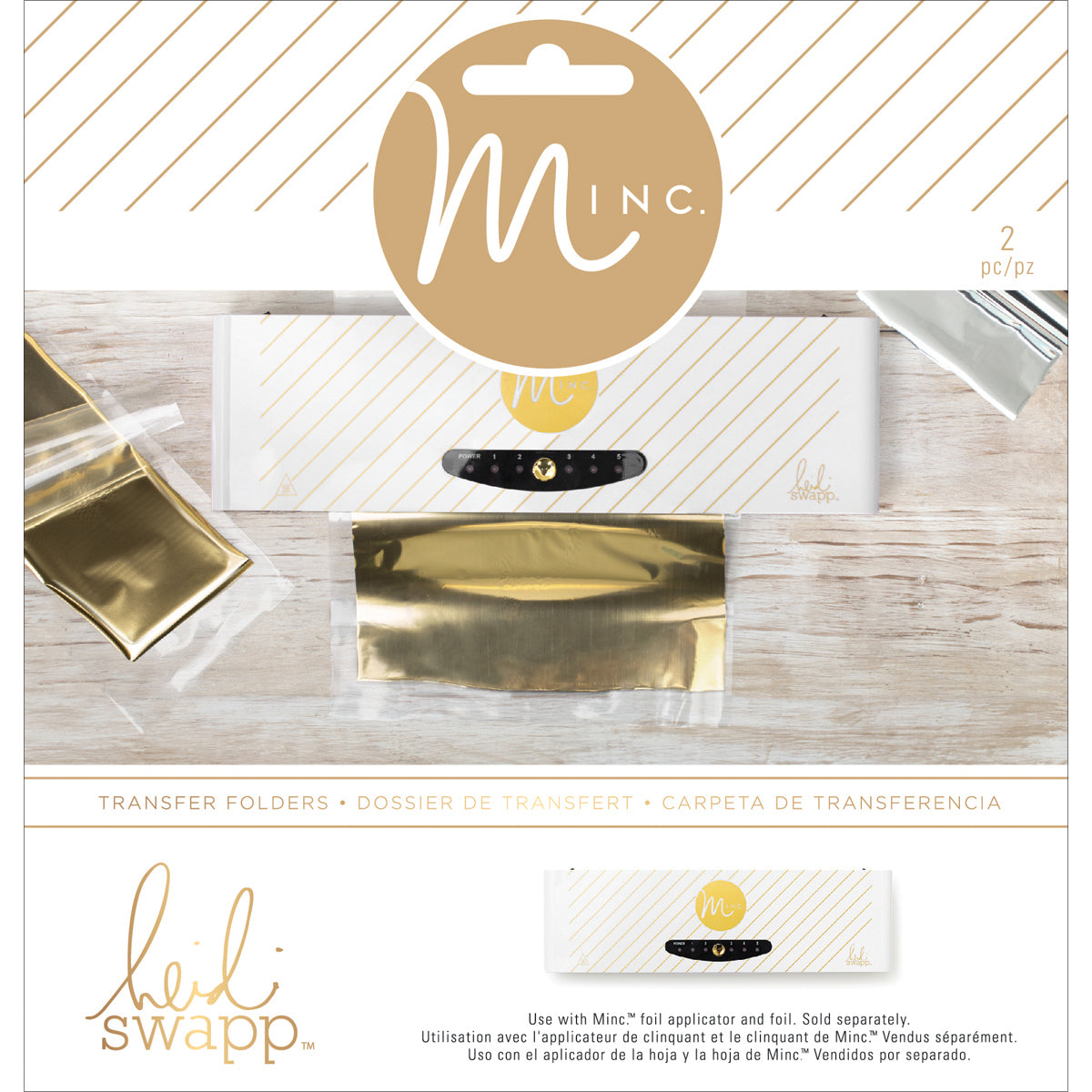 Heidi Swapp Minc Foil Transfer Folders - 6x6" - 2 Pack