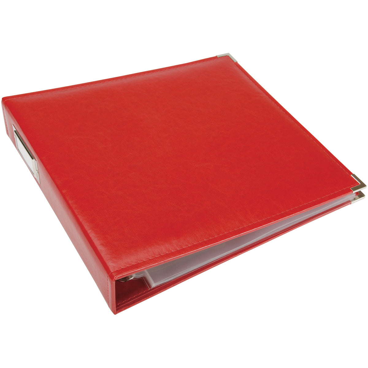 6 Pack: Faux Leather D-Ring Scrapbook Album by Recollections®