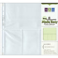 Load image into Gallery viewer, We R Ring Photo Sleeves 12"X12" 10/Pkg-(3) 6"X4" & (1) 6"X12" Pockets
