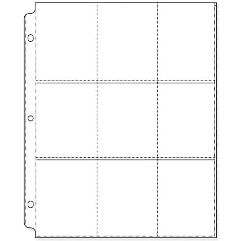 We R Ring Photo Sleeves 8.5"X11" 10/Pkg-Baseball Card