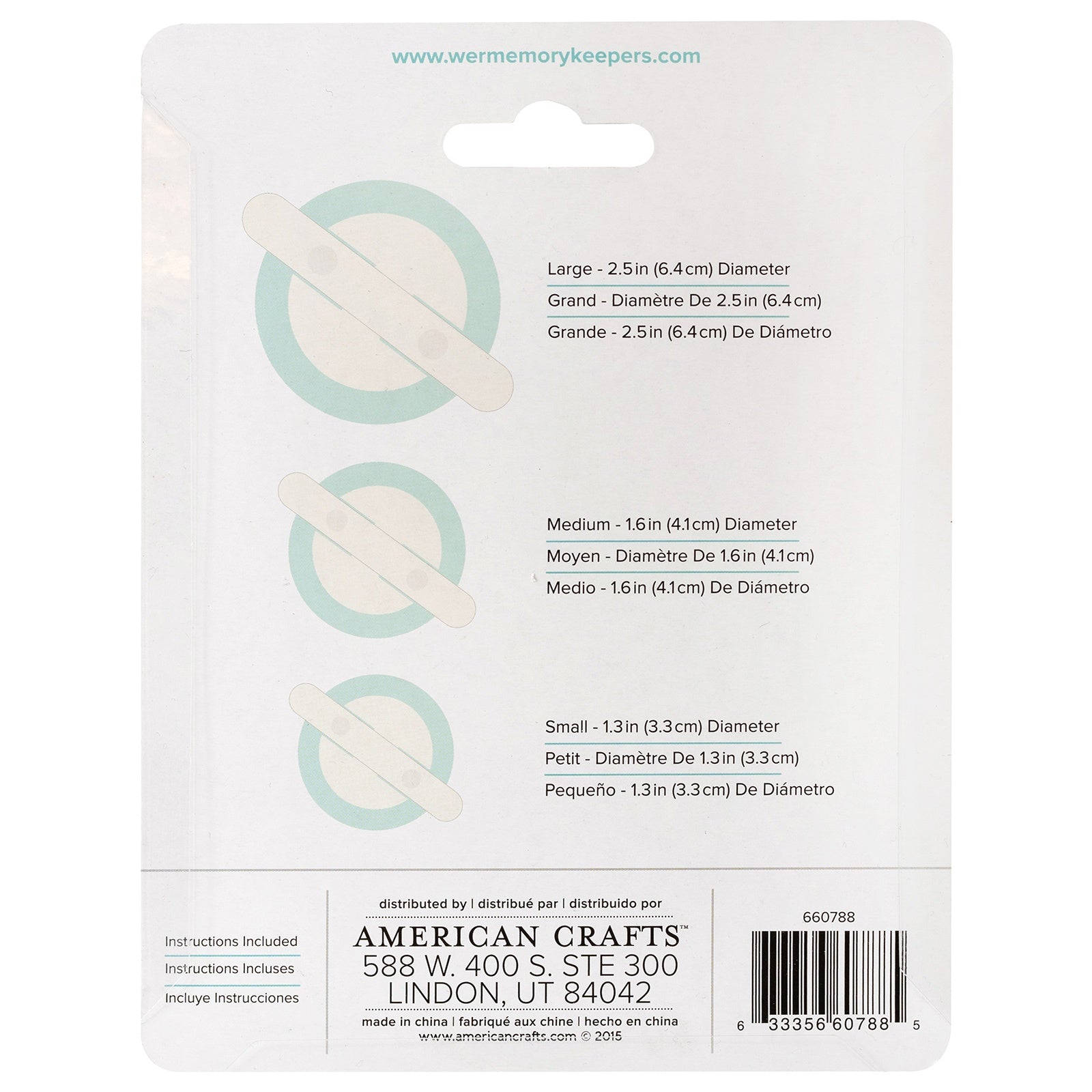 We R DIY Party Pom Pom Maker 3/Pkg-Small, Medium & Large