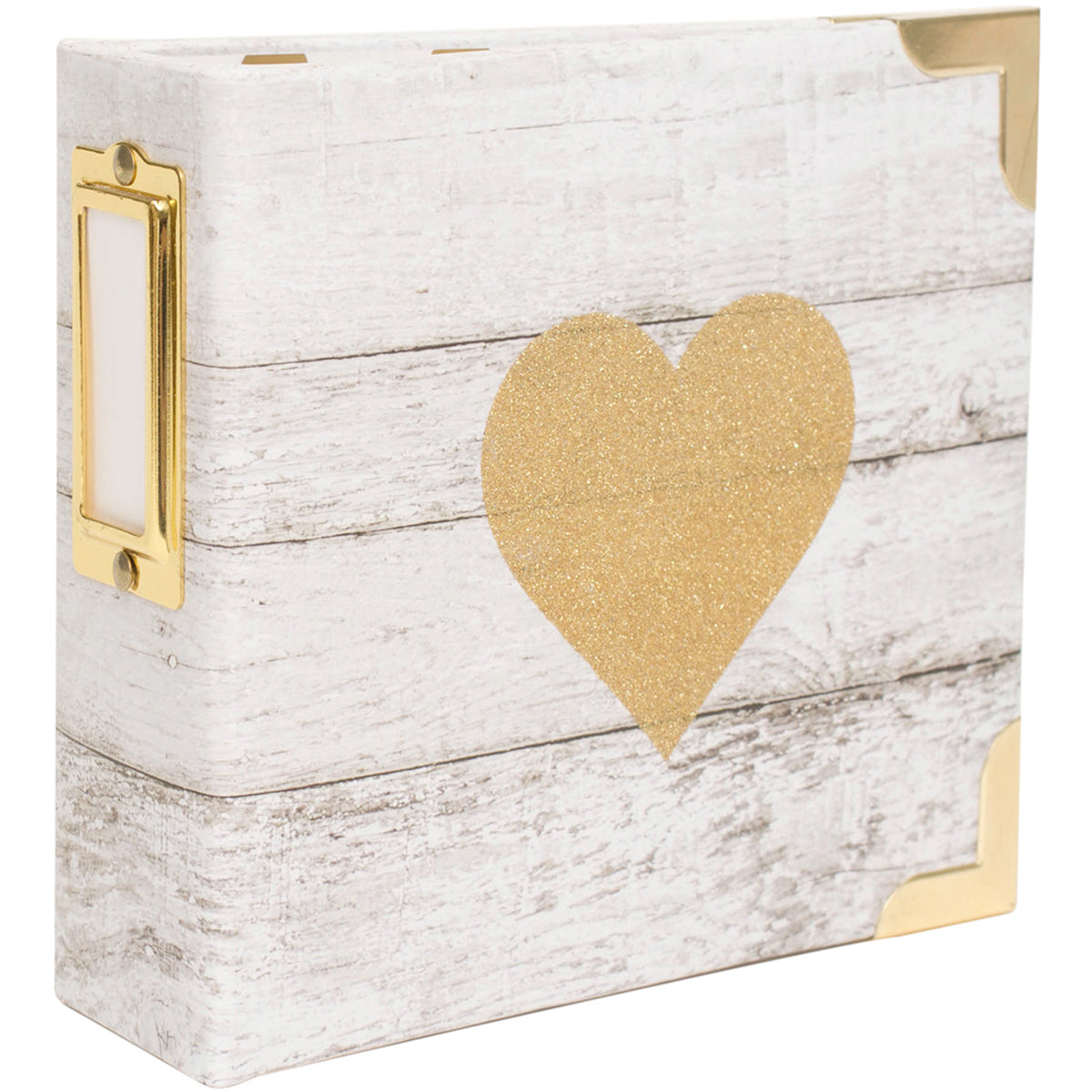 Project Life D-Ring Album 4"X4"  -Glitter Heart