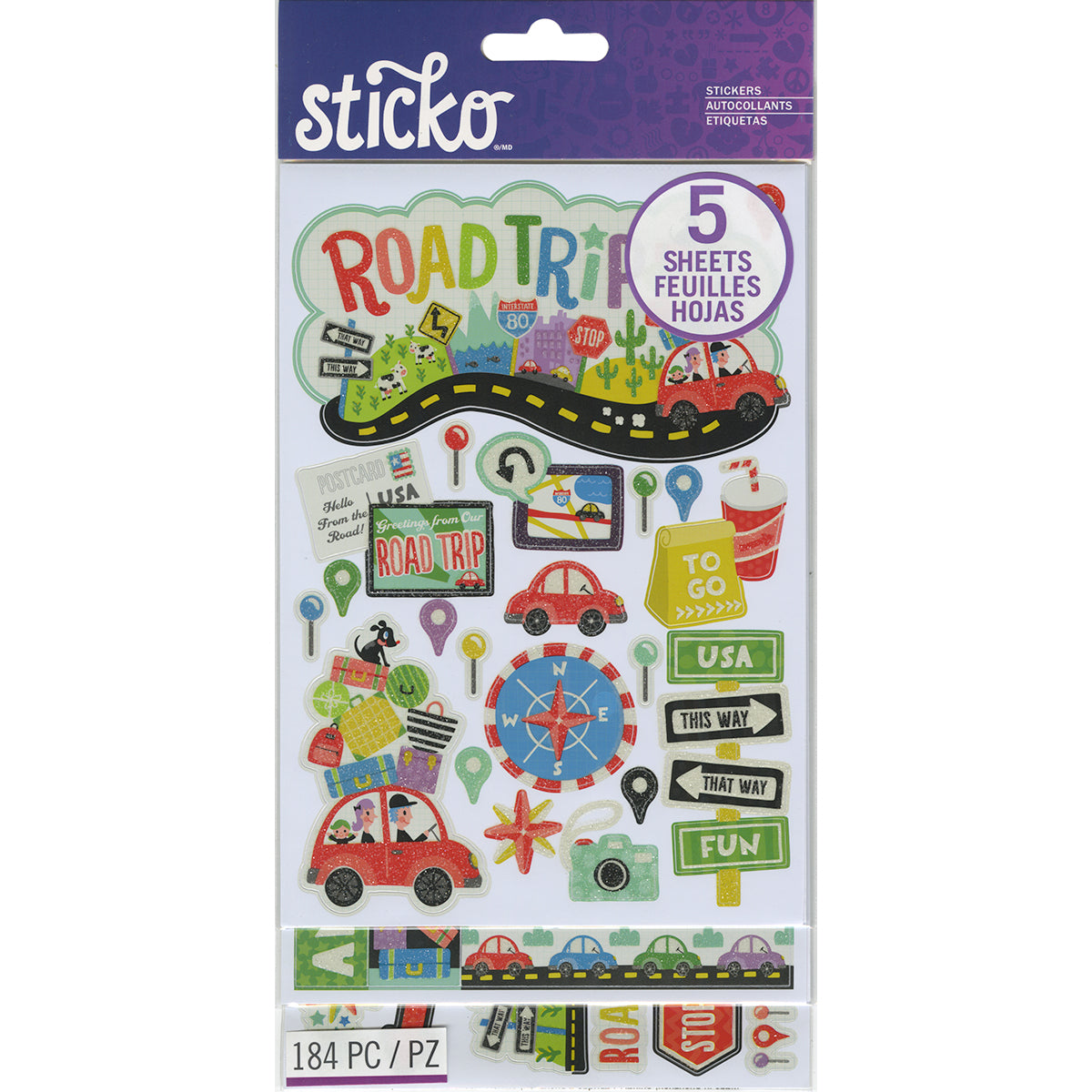Sticko Flip Pack-Road Trip